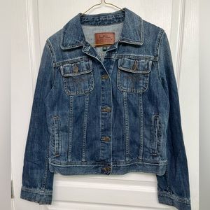 Women’s LRL Lauren Jeans Co Ralph Lauren Button Down Jeans Jacket Size M